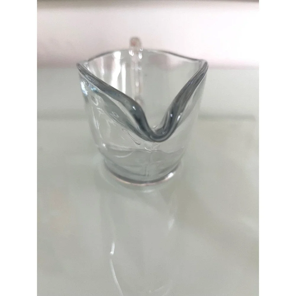 Anchor Hocking Clear Glass‎ Gravy Boat Sauce Server with Handle 8 Inch Long